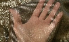 Black & Silver Pinstripe Silk Chiffon. Gorgeously Floaty!
