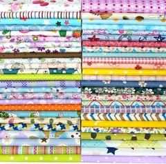 Diverse 50-Piece Floral Cotton Craft Fabric – 10×10 Precuts for All Projects