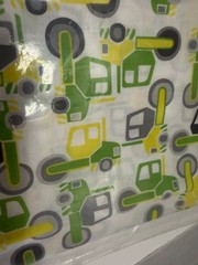 Lily & Loom Quilt Backing Fabric Toy Tractors & Trucks 3-Yards & 1 Yard NEW