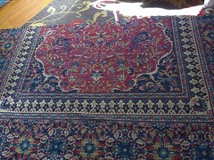 Ralph Lauren POET’S SOCIETY RUG TAPESTRY COTTON FABRIC 113″w X 100″l New