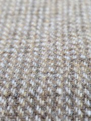 Tan Wool Blend Tweed Fabric Remnant 60″ Wide x 2.5 Yds Medium Weight