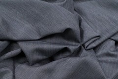 Vintage Wool Suiting – 3m – 100% Virgin Wool – 250g – Herringbone w/ Red Stripe