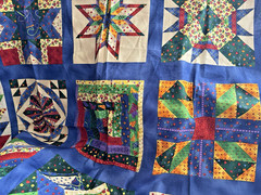 New Cheater Quilt “Suzie Q Quilter” Fabri-Quilt Cotton Fabric 1.8 Yards X 42′ Wd