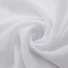 White Chiffon Fabric 5 Yards 58″ Solid Color Sheer for Bridal Wedding Decor