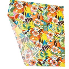 Alexander Henry Fabric Tropical Floral Flor de Color 2008 Cotton 40×42″ 1.1 yd