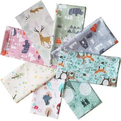 100% Cotton Fat Quarter Fabric Bundles 19.69” x 50cm Pieces Cotton Fabric Lot