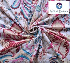Indian Cotton Running Sewing Craft Floral Fabric Dressmaking 20 Yard