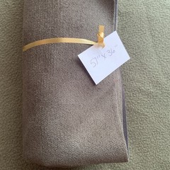 Gray Upholstery Fabric Remnant. 57” X 36”. New