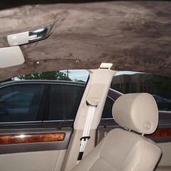 Suede Headliner Fabric Foam-Backed Material Car Roof Liner Ceiling Upholstery
