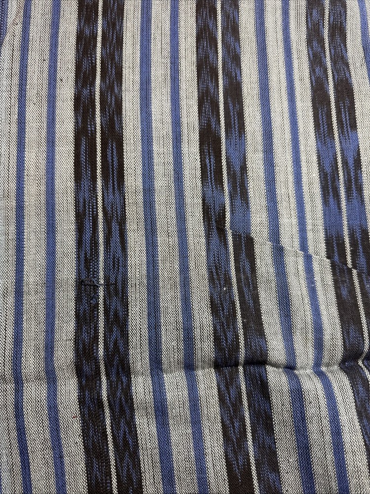Guatemalan Fabric Ikat 2 Yards Blue