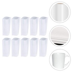 Reusable Pet Shrink Wrap for 20Oz Sublimation Tumblers White Bottle Wrap 20Pcs