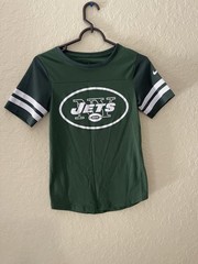 Lightweight, smooth athletic cotton-poly performance blend fabric.