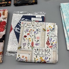 Moda Quilting Fabric Lots 7 Yards In Total Spring Flowers And Easter Eggs Chicks