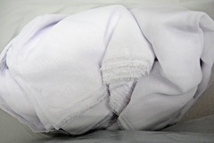 50 Yards White Chiffon Fabric