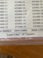 Buon Natale Layer Cake by Fig Tree & Co. for Moda Fabrics