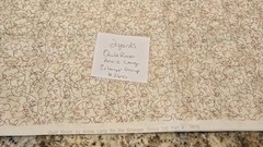 The Quilt Room Annie Lang For The Erlanger Group #2610 Swirls 100% Cotton 2 YRDS