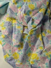 Bundle of Two Pastel Spring Floral Fabrics – Over 5 combined yards