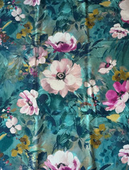 Clarke & Clarke Rugosa King Fisher Designer Fabric Remnant 24″x34″