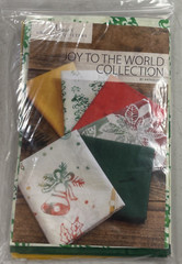 Annie’s Creative Quilters Batik Fabric Pack+ Pattern, Joy To The World FQ115 New