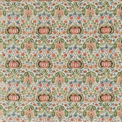 WILLIAM MORRIS CURTAIN FABRIC DESIGN Little Chintz 2.1 METRES OLIVE/OCHRE