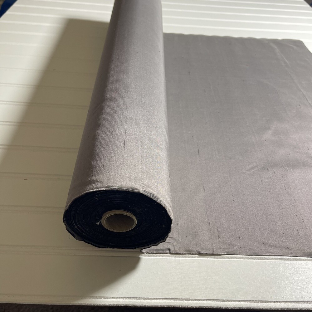 SILK GRAY , FABRIC 10 Yards x 22 Inches Wide or 360 Inches x 22 Wide
