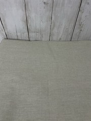 Heavy Muslin Pinstripe Beige Cotton Fabric 3.33 Yards 64″ Wide Unbranded Vintage