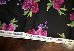 ORCHIDS 5649 Chong A Hwang Timeless Treasures Fabric – 44″ x 109″ – 3 yds