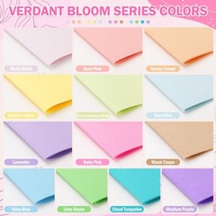 13 PCS Spring Colorful Large Stiff Felt Fabric Sheets 8×35 Inch 1.2mm Thick