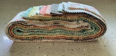 New Jelly Roll Fabric Strips Lot Of 40 Strips, 2 3/4” X 48” Bumble & Bear