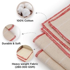 The Oxford Company Monk’s Cloth | Punch 24″ x (Precut & Serged), Natural