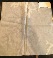 MANUEL CANOVAS Atoll in Brown 17 7/8″ Nautical Fabric Sample pc 2