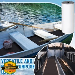 HunnmingRe 16x20ft Black Boat Trailer Carpet Adhesive
