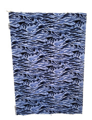 New Hoffman International Fabrics 19″ x 27″ Cotton Nature’s Elements Blue Waves