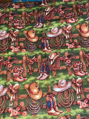 8 Fat Quarters – Assorted Western Cowboys Out West Horses Rodeo Fabric