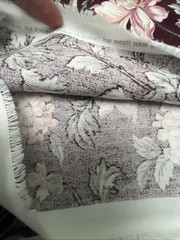 Better Homes & Gardens Traditional Floral Purple Cotton Fabric 3 Yds 32” x 54”