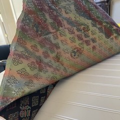 SILK BLACK, Multicolor FABRIC 10 Yards x 23 Inches Wide or 360 Inches x 23 Wide
