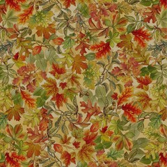 Michael Miller – Flower Fairies Of The Autumn – Fairy Leaves – Caramel, BTY