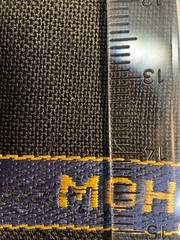 Spalding Black SP 1000 50% Mohair 50% S100s English Suiting Fabric 3.1 m 285 g/m