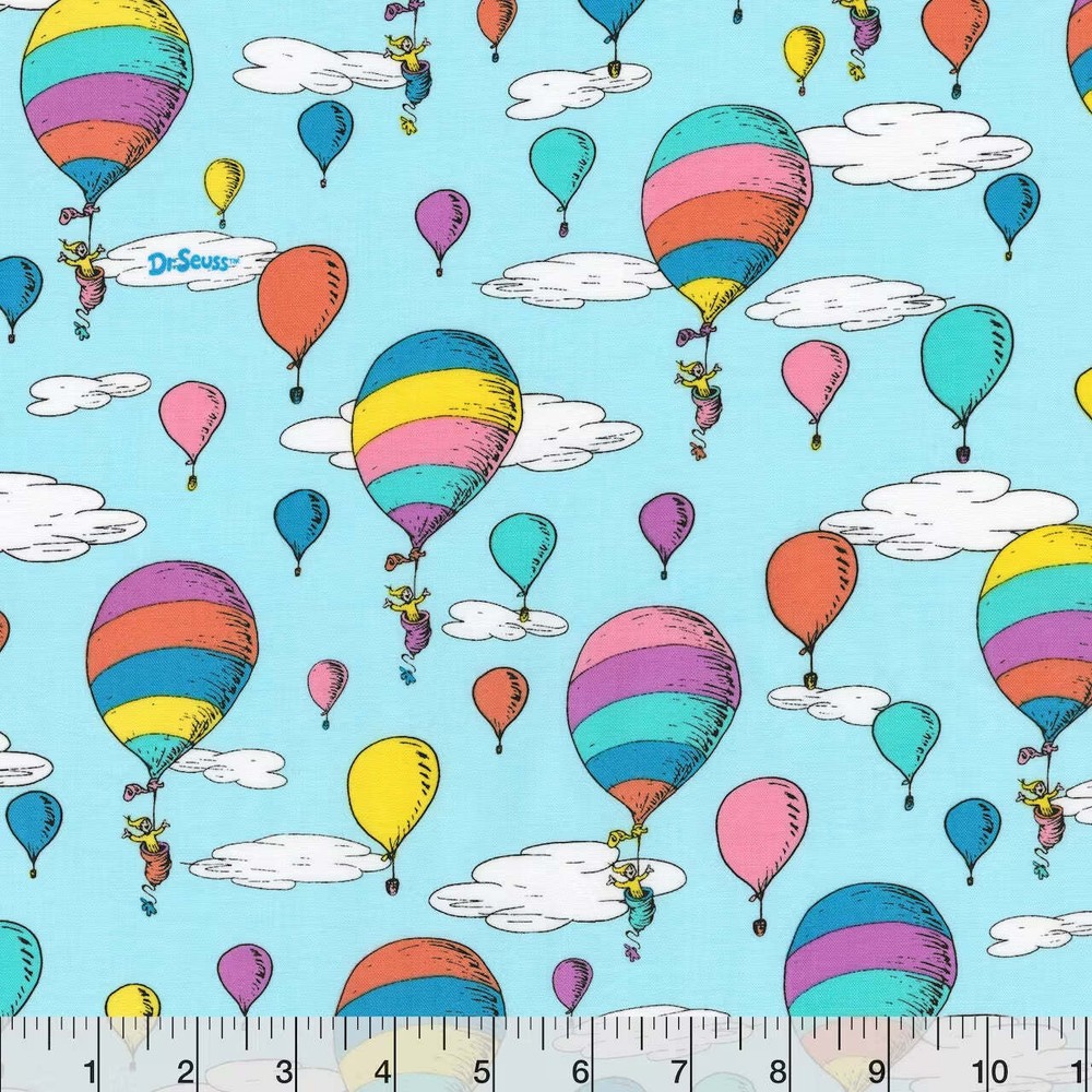 Dr. Suess™ Places You’ll Go Balloons Cotton Fabric