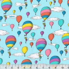 Dr. Suess™ Places You’ll Go Balloons Cotton Fabric