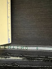 NEW MADE IN ITALY VALENTINO 3.3 M/3.6 YRD Wool Suiting Fabric Charcoal Rust
