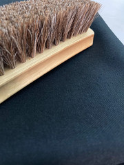 INK BLACK Worsted Wool Twill Suiting – 61″ Wide – 1 yd 33″ (1.92 yd) Piece