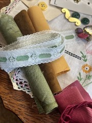 MULTICOLOR Slow Stitch Junk Journal Kit Craft Sewing Fabric Vintage – 70+