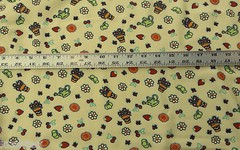 Flower Fruit Print Fabric Woven Rayon Fabric by the Yard