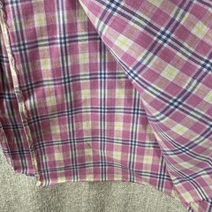 Pink Plaid Fabric 2.1 Yards x 44” Wide Cotton Blend Sewing Quilting Material