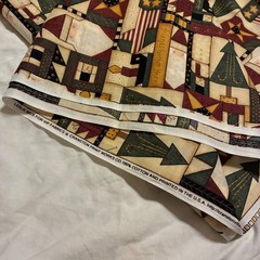 Leslie Beck VIP Fabrics Cranston Print Holiday Christmas Cotton Material 44×108
