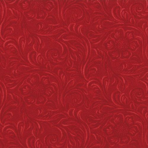 Moda Classics Quilting Fabric – Red Tooled Leather #11216-11
