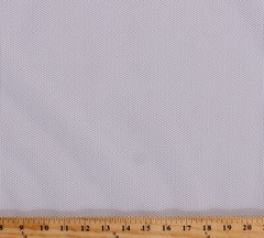 60″ White Athletic Mesh Polyester Fabric by the Yard (D181.12)