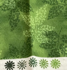 Robert Kaufman Fusion Collection Garden Design # 14856 Cotton Fabric 1 yd x 42
