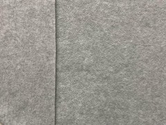 QUALITY Anti Pil Polar Fleece Fabric Material SILVER